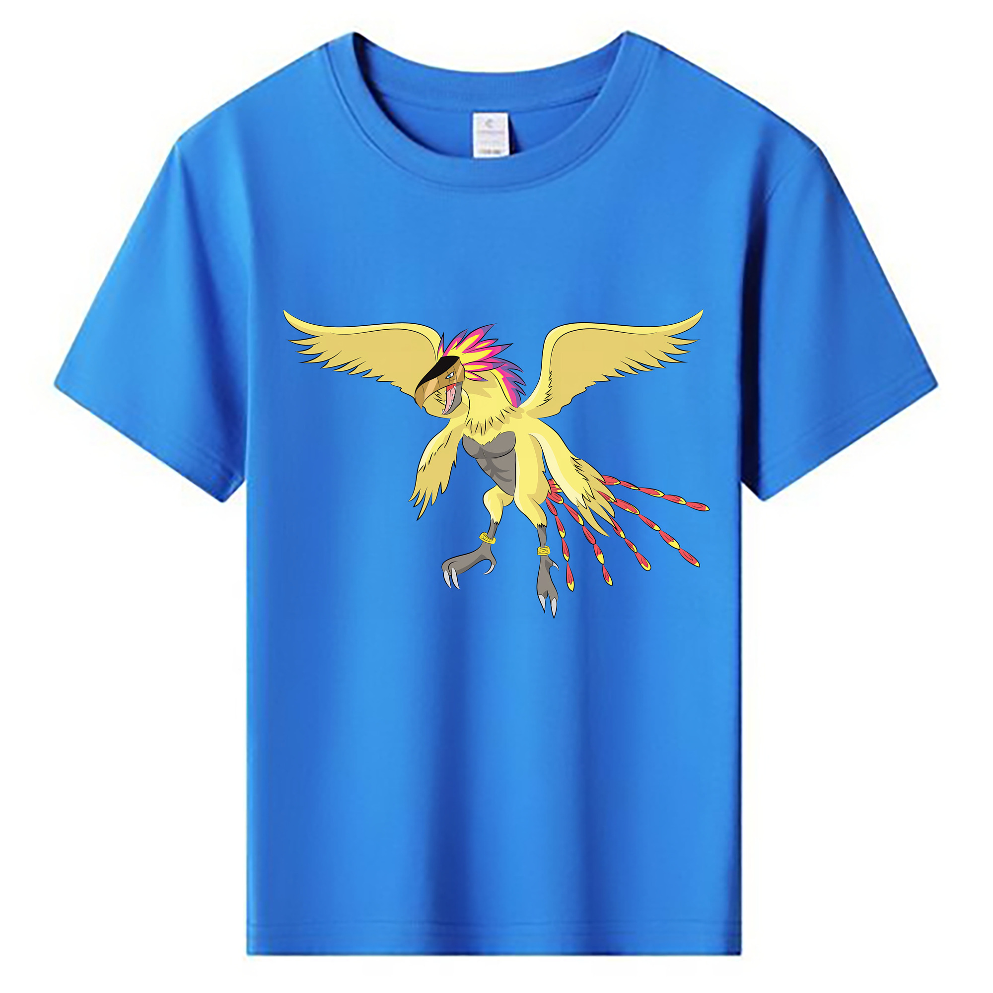 （画像用） Digimon デジタルモンスター/デジモン 綿100％キッズTシャツ（フロントプリント）